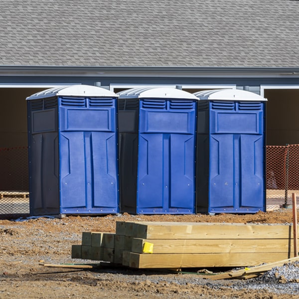 are there any restrictions on where i can place the portable restrooms during my rental period in Granville WV